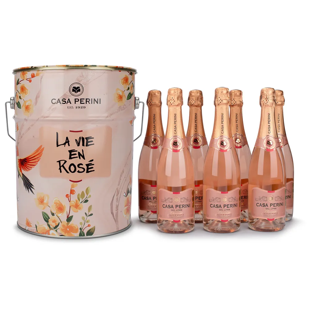 Balde Espumante Casa Perini Brut Rose